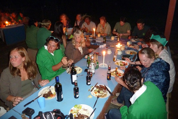 vidaedu volunteer animais jantar namibia africa