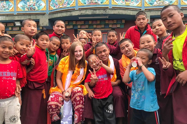 vidaedu voluntariado internacional monges katmandu nepal